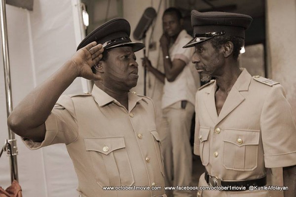 We’ve spent N200million on October 1 so far, says Kunle Afolayan Behind-the-scene-shost-from-October-1