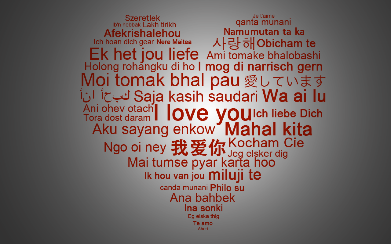 SHADES OF LOVE love languages