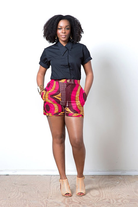 ankara shorts